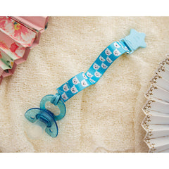 Babyjem Emzik Tutacağı Desenli̇ Mavi̇ Ayıcık