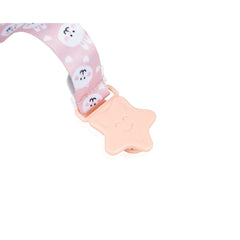 Babyjem Emzik Tutacağı Desenli̇ Pembe Ayıcık