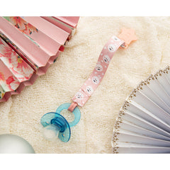 Babyjem Emzik Tutacağı Desenli̇ Pembe Ayıcık