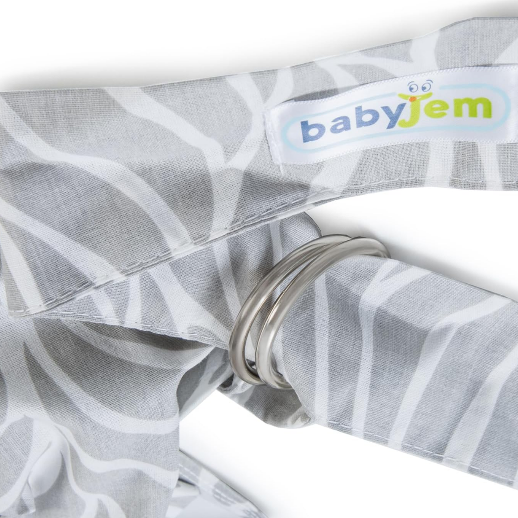 Babyjem Emzirme Önlüğü Gri Çizgi - Welcome Baby