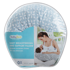 Babyjem Emzirme ve Destek Minderi Mavi Yonca