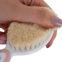 Babyjem Fırça Seti Doğal Kıl Pembe