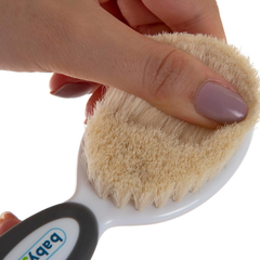 Babyjem Fırça Tarak Seti Doğal Kıl Gri