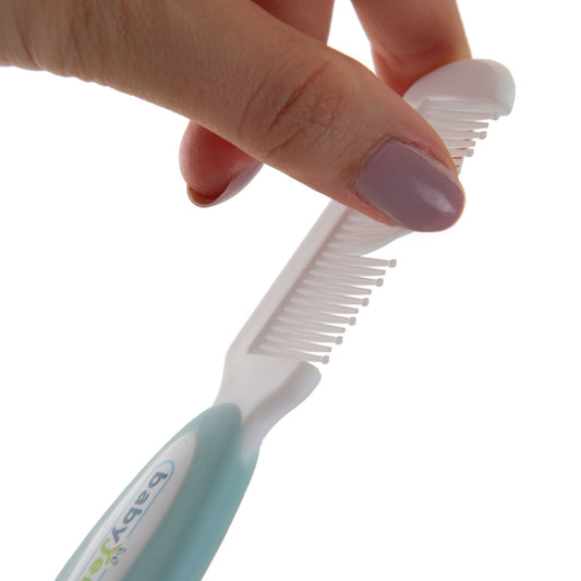 Babyjem Fırça Tarak Seti̇ Doğal Kil Mavi̇