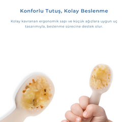Babyjem İlk Kaşığım Ekru İkili