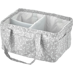Babyjem Katlamalı Anne Bebek Organizer Gri Çiçek