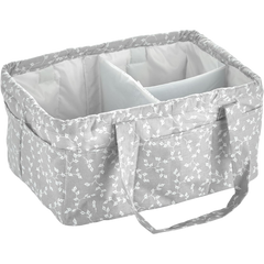 Babyjem Katlamalı Anne Bebek Organizer Gri Çiçek