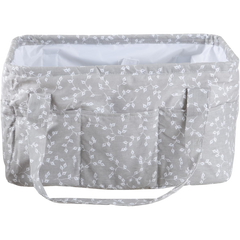 Babyjem Katlamalı Anne Bebek Organizer Gri Çiçek