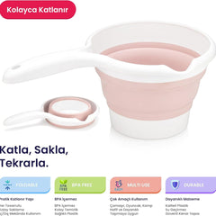 Babyjem Katlanır Maşrapa Pembe