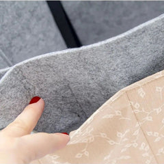 Babyjem Keçe Anne Bebek Bakım Çantası Somon Çiçek