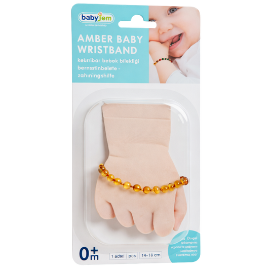 Babyjem Kehribar Bebek Bilekliği Bal