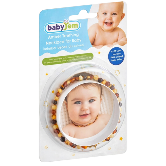 Babyjem Kehribar Bebek Kolyesi Multicolor