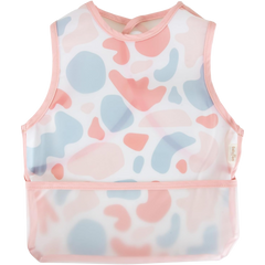 Babyjem Leke Tutmaz Giymeli Önlük Pembe Puzzle