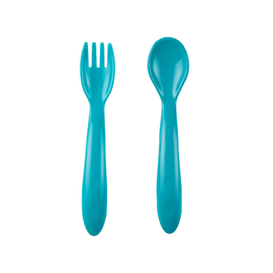 Babyjem Mama Kaşık Çatal Takımı Mavi