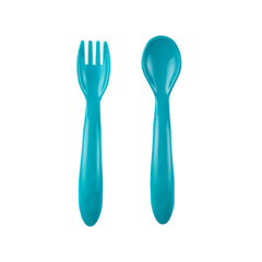 Babyjem Mama Kaşık Çatal Takımı Mavi