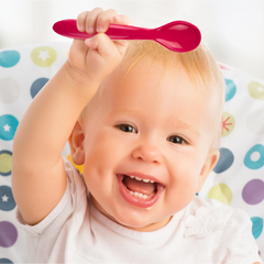 Babyjem Mama Kaşık Çatal Takımı Kırmızı