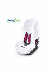 Babyjem Örme Havlu Oto Koltuğu Kılıfı Beyaz