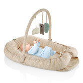 Babyjem Oyuncaklı Anne Baba Yanı Yatağı Somon Çiçek