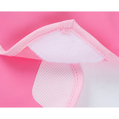 Babyjem Poli Muşamba Kollu Önlük Pembe