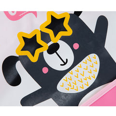 Babyjem Poli Muşamba Kollu Önlük Pembe