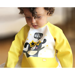 Babyjem Poli Muşamba Kollu Önlük Sarı