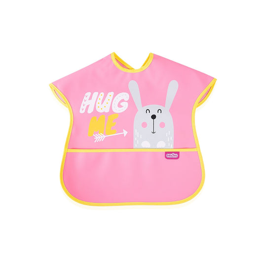 Babyjem Poli Muşamba Önlük Büyük Pembe