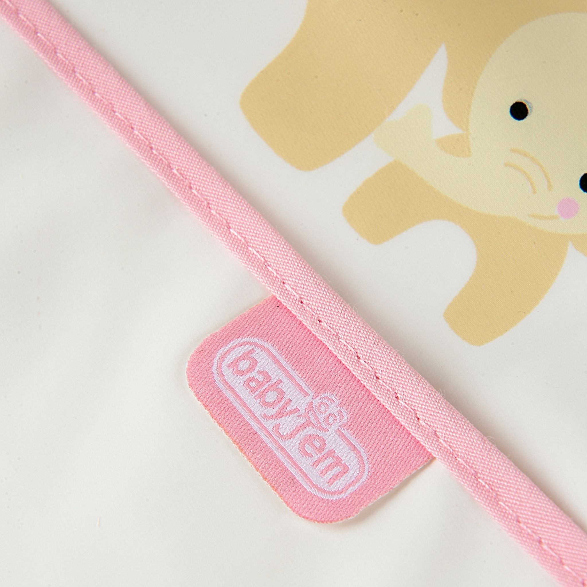 Babyjem Poli̇ Muşamba Önlük Küçük Pembe - Welcome Baby