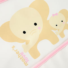 Babyjem Poli̇ Muşamba Önlük Küçük Pembe - Welcome Baby
