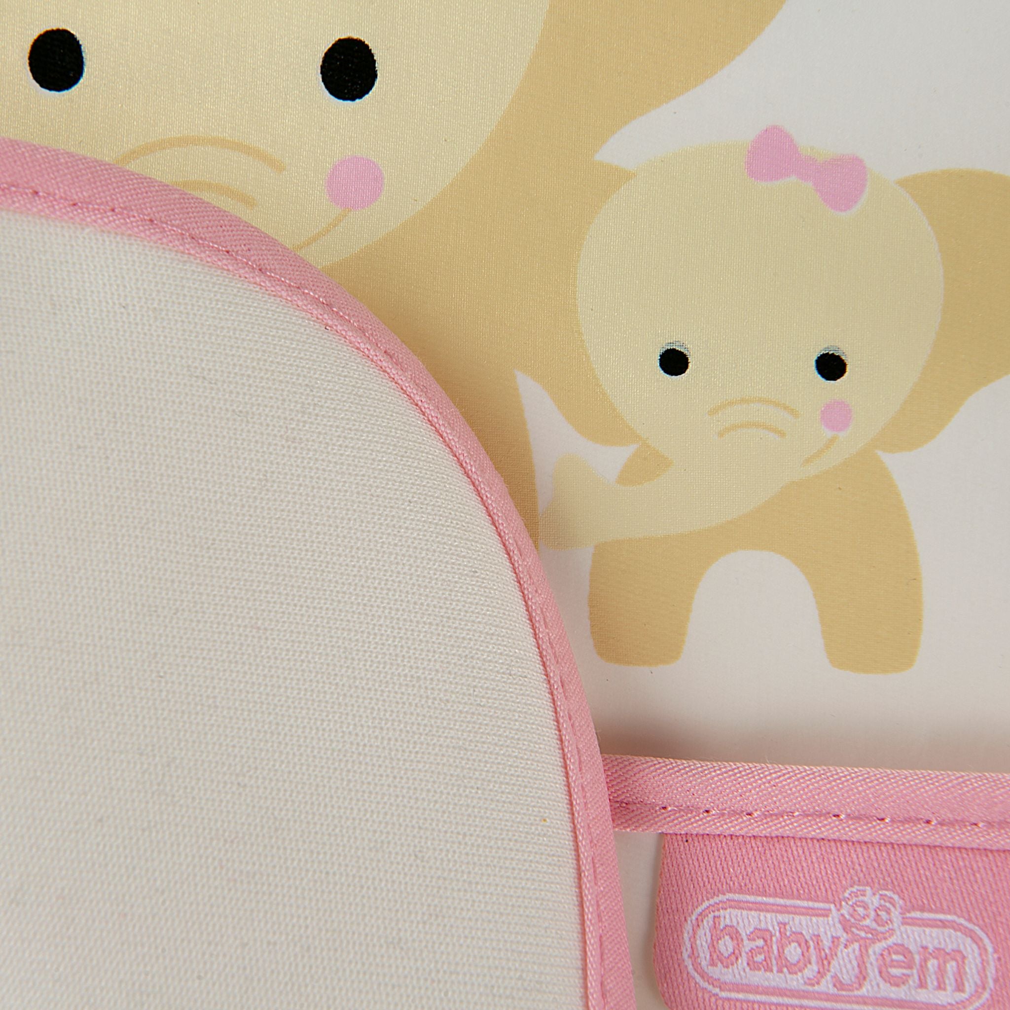 Babyjem Poli̇ Muşamba Önlük Küçük Pembe - Welcome Baby