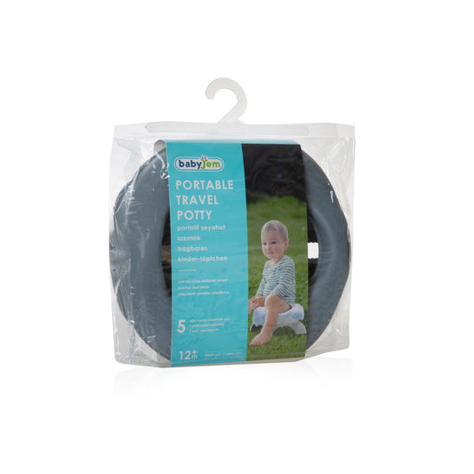 Babyjem Portatif Lazımlık 3 Hediye Poşetli̇ Gri̇