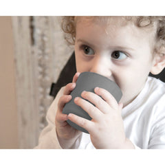 Babyjem Si̇li̇kon Bardak Gri̇