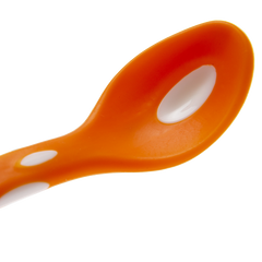 Babyjem Silikon Mama Kaşığı Turuncu Kırmızı