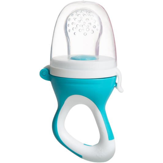 Babyjem Si̇li̇kon Uçlu Meyve Sebze Emziği Mavi