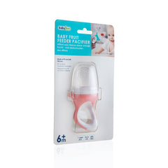 Babyjem Si̇li̇kon Uçlu Meyve Sebze Emziği̇ Pembe