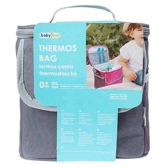 Babyjem Termos Çanta Gri