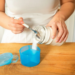 Babyjem Toz Mama Kabı Mavi