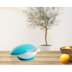 Babyjem Vakumlu Mama Tabağı Mavi̇