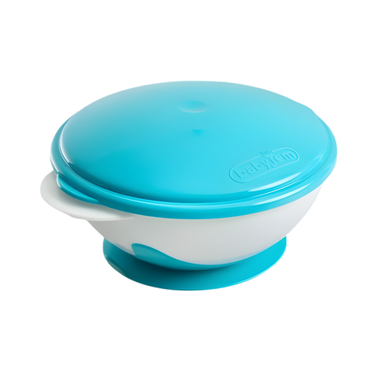 Babyjem Vakumlu Mama Tabağı Mavi