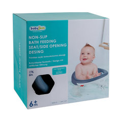 Babyjem Yandan Açılır Banyo Mama Oturağı İndigo Mavi
