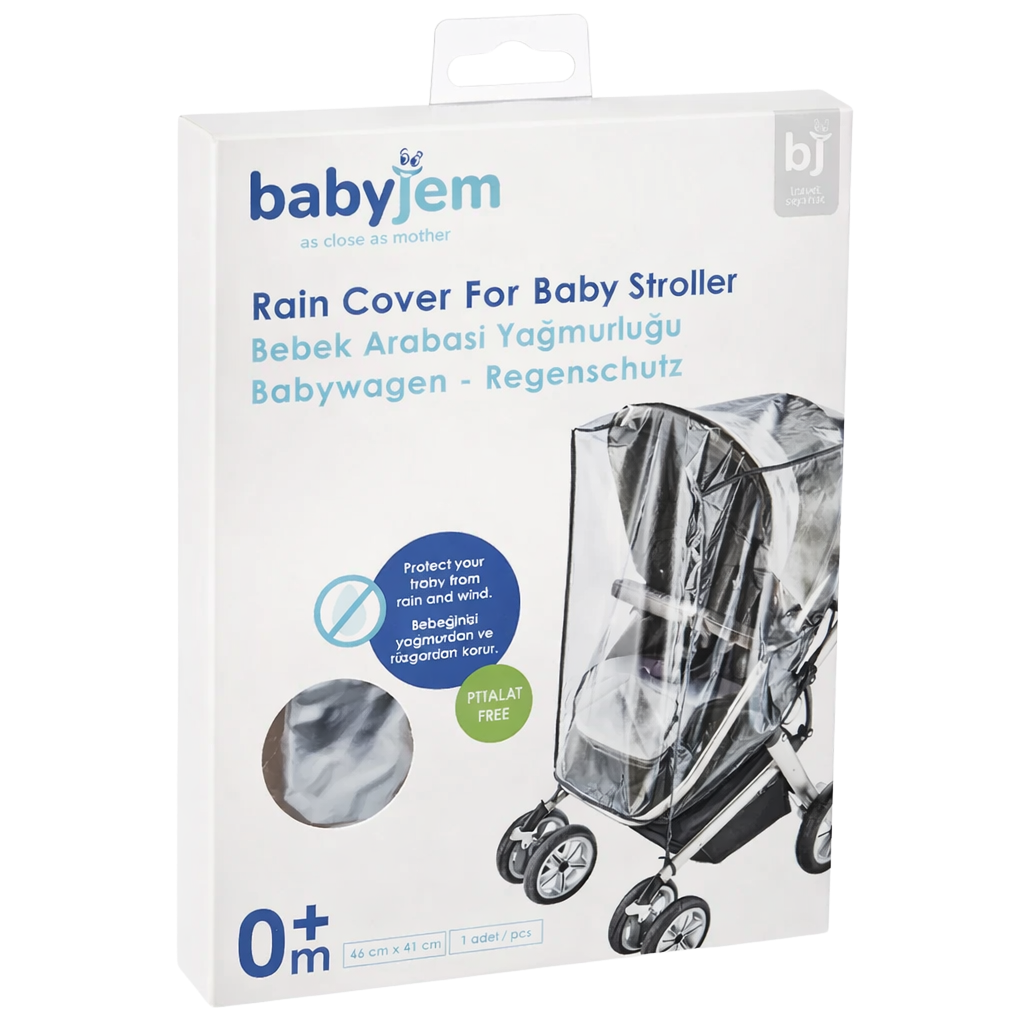 Babyjem Yeni Bebek Arabası Yağmurluğu Ftalatsız - Welcome Baby