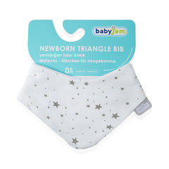 Babyjem Yeni̇ Doğan Fular Yıldızlı Önlük Gri̇