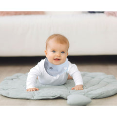 Babyjem Yenidoğan Fular Önlük Mavi
