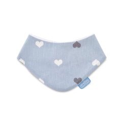 Babyjem Yenidoğan Fular Önlük Mavi
