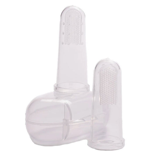 Babyton Bebek Silikon İkili Parmak Fırça