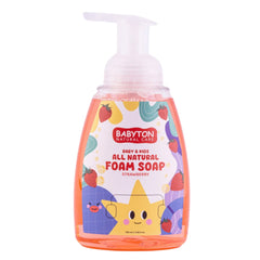 Babyton Bebek ve Çocuklar İçin Doğal Köpük Sabun Çilek 350ml