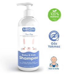 Babyton Göz Yakmayan Doğal Bebek ve Çocuk Şampuanı 400ml