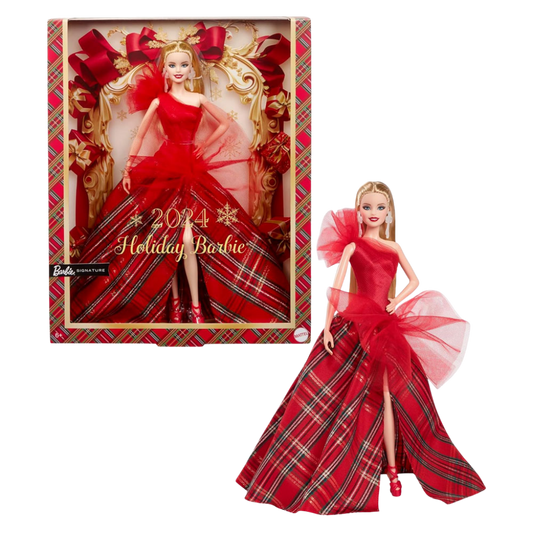 Barbie 2024 Mutlu Yıllar Bebeği Sarışın Mattel HRM61