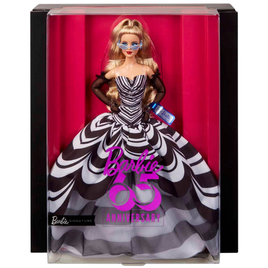 Barbie 65. Yıl Özel Koleksiyon Bebeği Sarışın HRM58