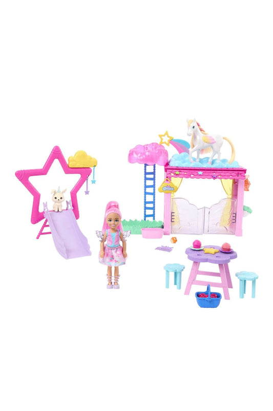 Barbie A Touch Of Magic Chelsea ve Pegasus Oyun Seti HNT67