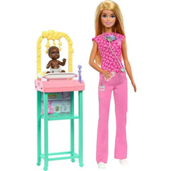 Barbie Bakım Temalı Kariyer Oyun Setleri